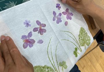 숲에 물들다(손수건 물들이기)